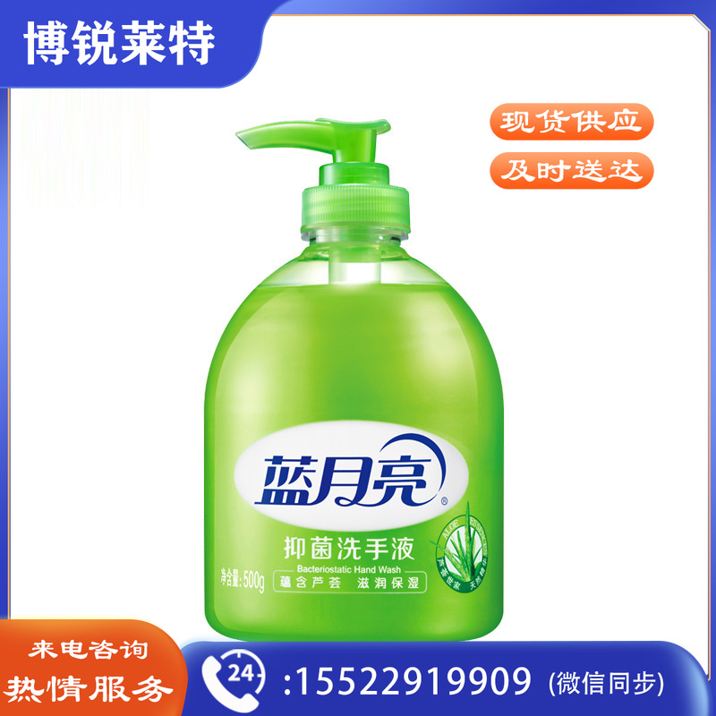 蓝月亮（BLUEMOON）芦荟抑菌 滋润保湿洗手液 500ml/瓶