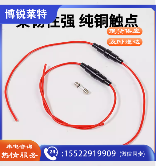 带线保险座6*30 18号线