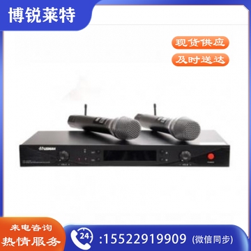 湖山（HUSHAN）DS-UT20 无线话筒 一拖二 IT.1425