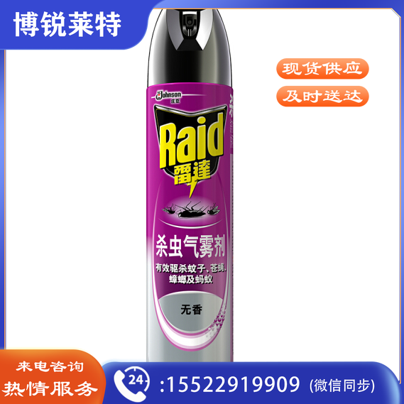 雷达(RAID) 600ml 无香喷雾杀虫剂 24瓶/箱