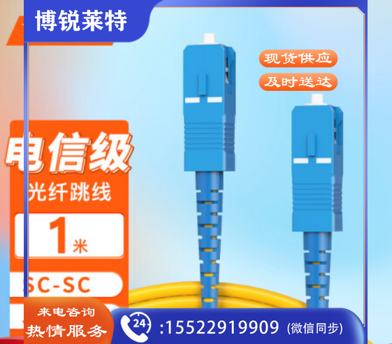 netLINK 电信级光纤跳线 SC-SC 单模单芯1米