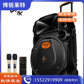 山水(SANSUI) A15-66 15英寸广场舞音响 便携式户外音响大功率移动蓝牙户外舞台音响音箱 旗舰版