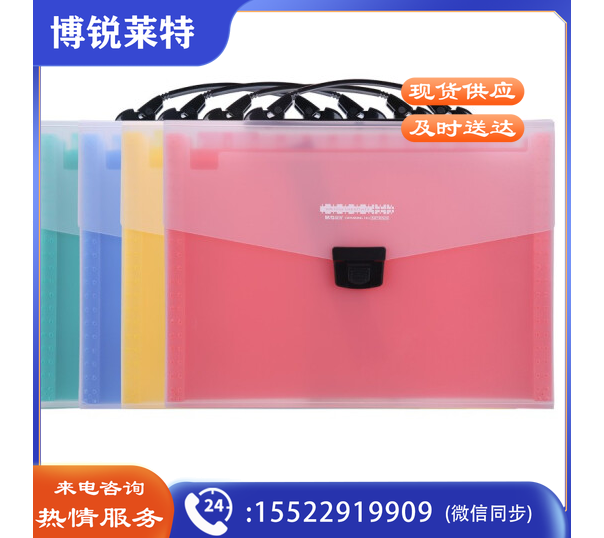 晨光 (M&G) AWT90929办公手提风琴包 票据包A4/A6资料包 事务包 文件包 12格简约风 颜色随机