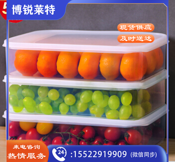 禧天龙保鲜盒冰箱收纳盒塑料保鲜盒储物盒密封盒 生鲜蔬菜水果冷藏冷冻盒 5.1L TJHX03111448119416