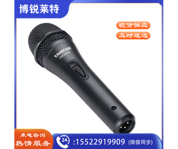 得胜 (TAKSTAR) DM-2300专业有线动圈麦克风舞台演出主持家用K歌KTV唱歌音箱专用话筒 得胜DM-2300直线版  TJHX02161047051886