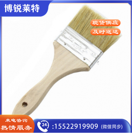 巨联(JULIAN ) 5寸 油漆刷木柄猪毛刷猪鬃刷文玩毛刷扫灰清洁毛刷