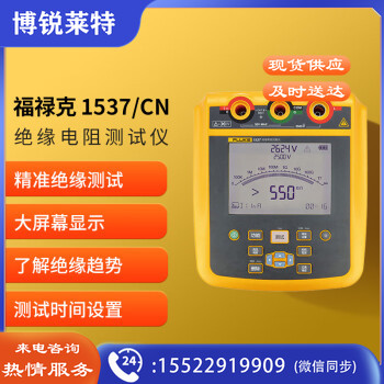 福禄克（FLUKE）1537/CN 高压绝缘电阻测试仪 兆欧表