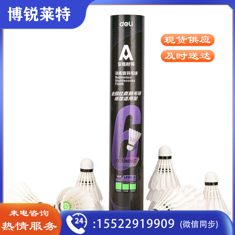 安格耐特F2206羽毛球(白色)(12个/筒)