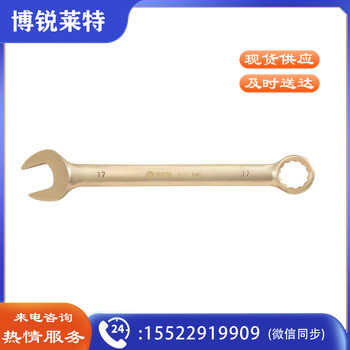 世达（SATA）31113 铍青铜防爆两用扳手19MM 31113 铍青铜防爆两用扳手19MM