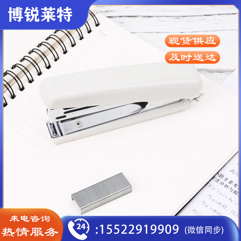 晨光(M&G)文具10#订书机  金属耐用订书器 尾部自带起钉器(适用10#钉) 灰色单个装ABS92748