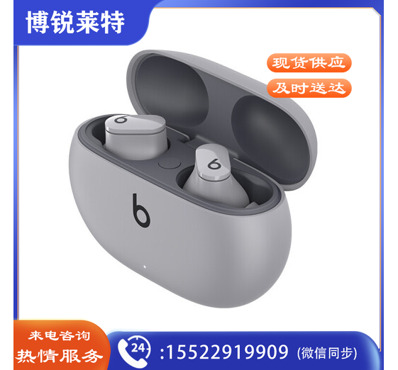 Beats Studio Buds 真无线降噪耳机 蓝牙耳机 手机通用 IPX4级防水 月岩灰