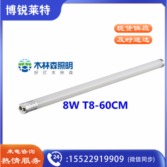 木林森 LED灯管0.6米 8W （双端供电）