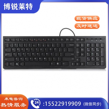联想（lenovo）键盘 有线键盘 办公键盘 巧克力键盘 电脑键盘 笔记本键盘 K5819单键盘 黑色 PJ.838
