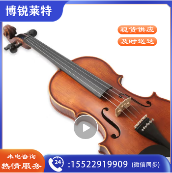 莫森（MOSEN）878乌木纯手工小提琴专业版自然风干 亮光【4/4身高155-20】 MS-868 乌木专业款