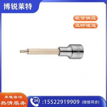 世达（SATA）25109 12.5MM系列100MM长花形旋具套筒T60