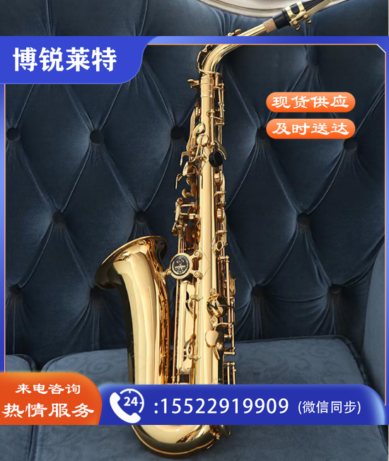 莫森（MOSEN）MS-E832 萨克斯 降E调中音 经典款乐队演奏乐器 富贵金 单筋配置