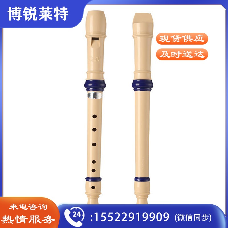 奇美 QIMEI QM6A-13 小博士教学指定课堂乐器高音六孔竖笛（帆布袋）
