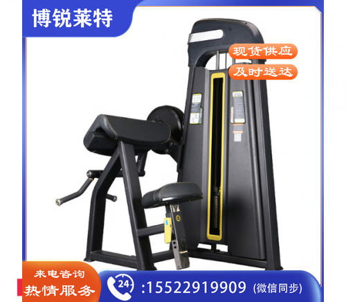 X-RIVALFITNESS 健身房商用力量器械 45度二头肌训练器