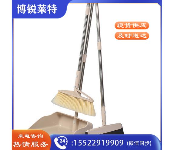 兰诗(LAUTEE)扫把套装 仿猪毛扫把三件套 笤帚刮水器簸箕垃圾铲 FW1458