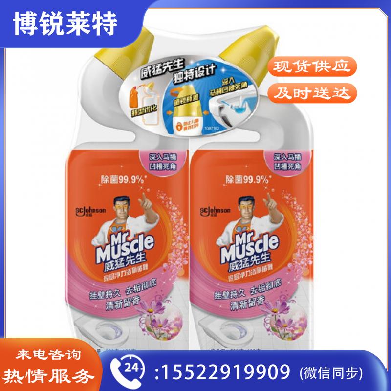 威猛先生 洁厕剂 (500g+100g)*2瓶 璀璨花舞 洁厕啫喱 洁厕灵 洁厕液 洁厕宝 厕所 卫生间 马桶 除垢 去渍
