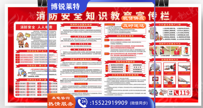 校园消防安全知识宣传栏