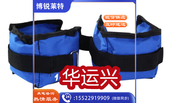 沙袋绑腿运动健身训练负重沙袋跑步绑腿沙包2只装 蓝色1kg一对(共2只/每只0.5kg)