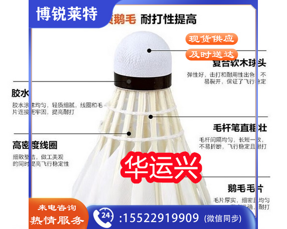 羽毛球 12个装 鸭毛材质