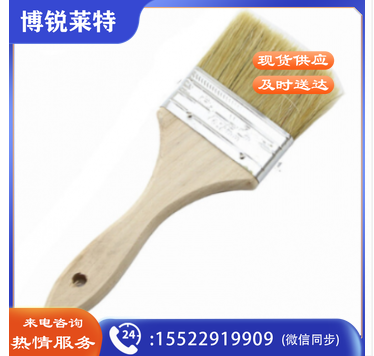 巨联(JULIAN )  2.5寸 油漆刷木柄猪毛刷猪鬃刷文玩毛刷扫灰清洁毛刷