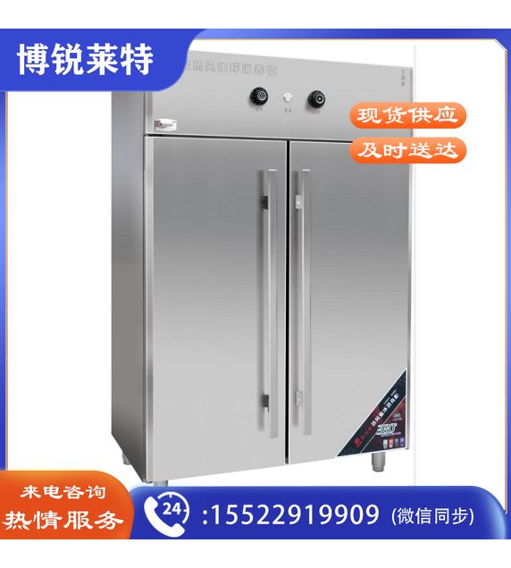 金百川    工程款热风循环双不锈钢门消毒柜