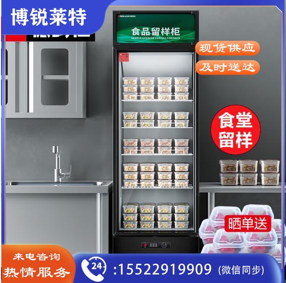 德玛仕食品留样柜 学校幼儿园公司食堂用水果蔬菜留样冰箱保鲜冷藏冰柜展示柜LG-300ZBL1  TJHX04101041328026