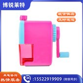 得力(deli)学生撞色款手摇削笔机/铅笔削笔器/转笔刀/卷笔刀 红色0616