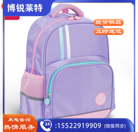 得力B13书包(紫色)