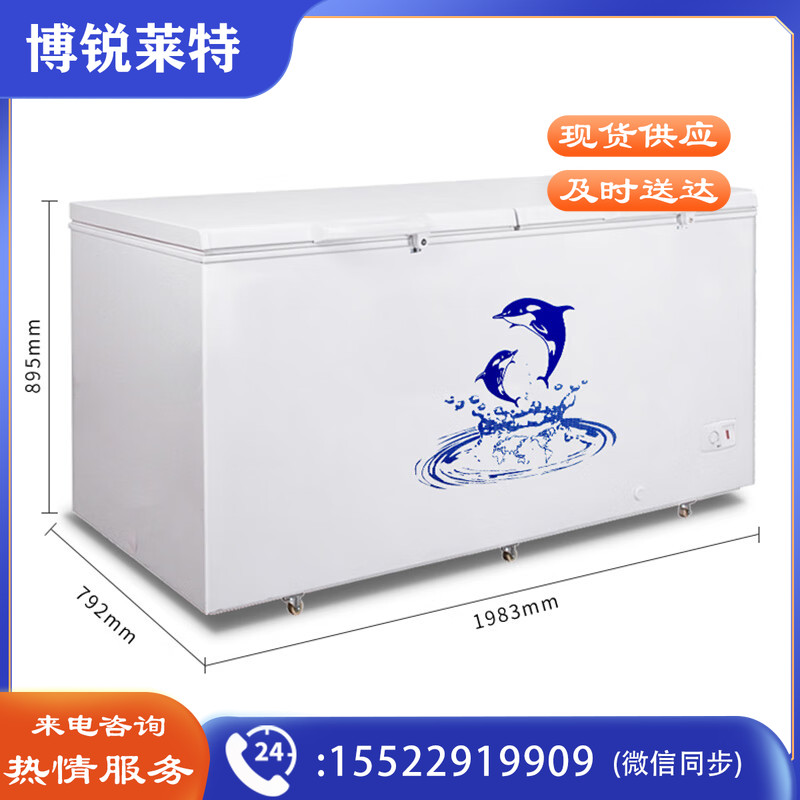 澳柯玛(AUCMA)737升商用大容量冰柜 全冷藏冷冻单温冰柜雪糕柜BC/BD-737TC(NE)