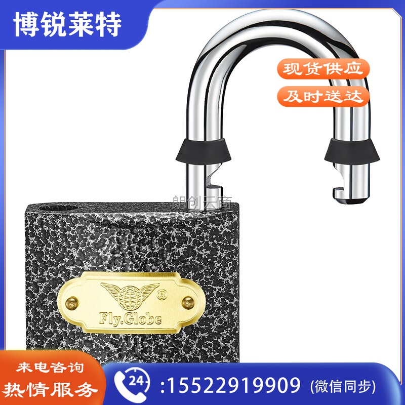 飞球（Fly.Globe）防水铁挂锁 车厢仓库学校家用门锁 宿舍锁抽屉锁 FQ-P38mm