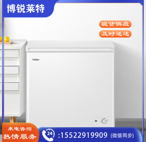 海尔(Haier)200升低霜冰柜家用商用 冷藏柜冷冻柜转换母乳小冰柜商用小型冰箱冷柜BC/BD-200GHDT